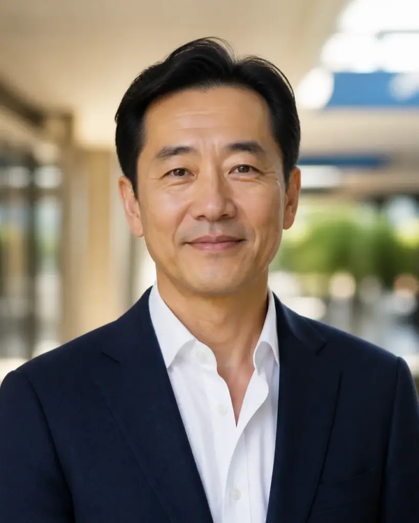 Fictional sample portrait for David Chen.